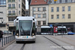 Bombardier TVR n°4 (4432 YL 54) sur la ligne T1 (Stan) à Nancy