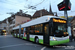 Hess-Vossloh-Kiepe BGT-N2C Swisstrolley 3 Co-Bolt 3 n°138 sur la ligne 7 (TransN) à Neuchâtel