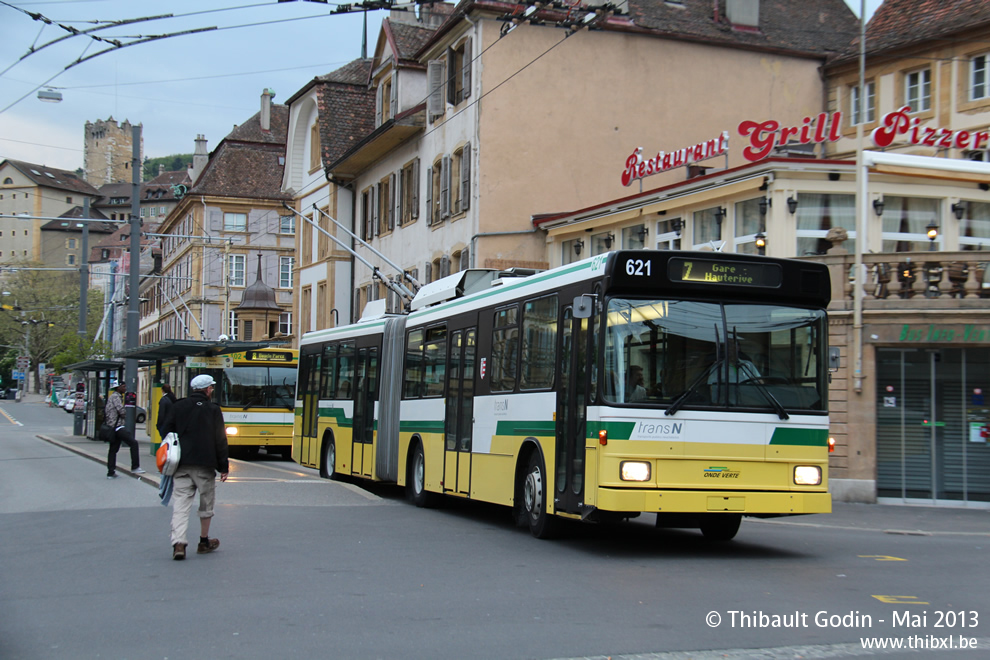 NAW Hess ABB BGT 5-25 - Trolleybus de Neuchâtel