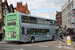 Scania N230UD Optare OmniDekka n°989 (YT10 UWU) sur la ligne 68 (NCT) à Nottingham