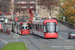 Stadler GTV6 Variotram (Variobahn) n°1208 sur la ligne 4 (VGN) à Nuremberg (Nürnberg)