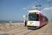 BN LRV n°6008 sur le Tramway de la côte belge (Kusttram) à Ostende (Oostende)