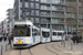 BN LRV n°6015 sur le Tramway de la côte belge (Kusttram) à Ostende (Oostende)