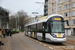 CAF Urbos 100 n°6114 sur la ligne 0 (Tramway de la côte belge - Kusttram) à Ostende (Oostende)