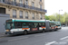 Renault Agora L n°1538 (BV-367-ZC) sur la ligne 27 (RATP) à Luxembourg (Paris)