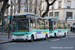 Gruau Microbus n°731 (125 QLG 75) sur la ligne 501 (Traverse Charonne - RATP) à Gambetta (Paris)