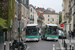 Gruau Microbus n°724 (171 QHH 75) et n°727 (361 QHY 75) sur la ligne 513 (Traverse Bièvre Montsouris - RATP) à Tolbiac (Paris)