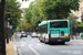 Irisbus Agora Line n°8127 (CV-384-LA) sur la ligne 63 (RATP) à Rue de la Pompe (Paris)