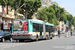 Irisbus Agora L n°1763 (786 PLQ 75) sur la ligne 91 (RATP) à Vavin (Paris)