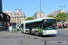 Heuliez GX 437 Hybrid n°4586 (DP-803-CH) sur la ligne 91 (RATP) à Montparnasse - Bienvenüe (Paris)