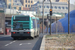 Renault Agora L n°4491 (CA-252-PB) sur la ligne 98 (PC2 - RATP) à Porte de la Villette (Paris)