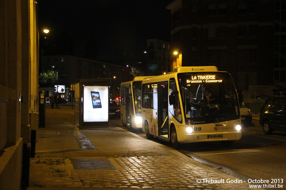 Minibus électrique BredaMenarinibus ZEUS - Traverse Brancion-Commerce