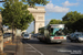 Irisbus Citelis 12 n°8707 (CQ-594-HC) sur la navette RER A (RATP) à Charles de Gaulle - Étoile (Paris)