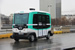 Ligier EasyMile EZ 10 n°1 (W-973-HX) sur la navette autonome (Navette Gare d'Austerlitz-Gare de Lyon - RATP) sur le Pont Charles de Gaulle (Paris)