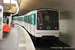 MF 67 n°142 sur la ligne 3 bis (RATP) à Gambetta (Paris)