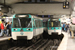 MF 77 n°170 et 103 sur la ligne 7 (RATP) à Gare de l'Est (Paris)