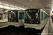 MF 67 n°3037 et n°3049 sur la ligne 9 (RATP) à Oberkampf (Paris)