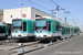 GEC-Alsthom TFS (Tramway français standard) n°205 et n°207 sur la ligne T1 (RATP) à Noisy-le-Sec