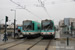 GEC-Alsthom TFS (Tramway français standard) n°108 et n°206 sur la ligne T1 (RATP) à Gennevilliers