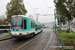 GEC-Alsthom TFS (Tramway français standard) n°119 sur la ligne T1 (RATP) à Noisy-le-Sec