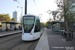 Alstom Citadis 302 n°454 sur la ligne T2 (RATP) à Porte de Versailles (Paris)