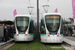 Alstom Citadis 302 n°409 et n°432 sur la ligne T2 (RATP) à Bezons