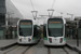 Alstom Citadis 402 n°304 et n°318 sur la ligne T3a (RATP) à Pont du Garigliano (Paris)