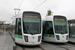 Alstom Citadis 402 n°304 et n°318 sur la ligne T3a (RATP) à Pont du Garigliano (Paris)