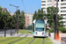 Alstom Citadis 402 n°345 sur la ligne T3b (RATP) à Butte du Chapeau Rouge (Paris)