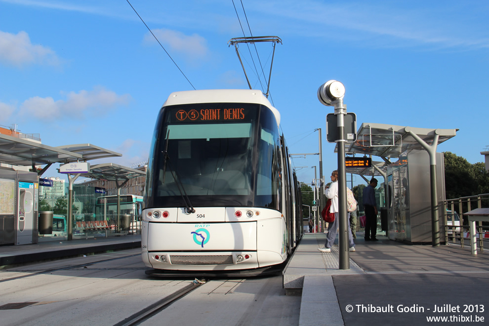 Rame Translohr STE3 504 - T5 de Paris