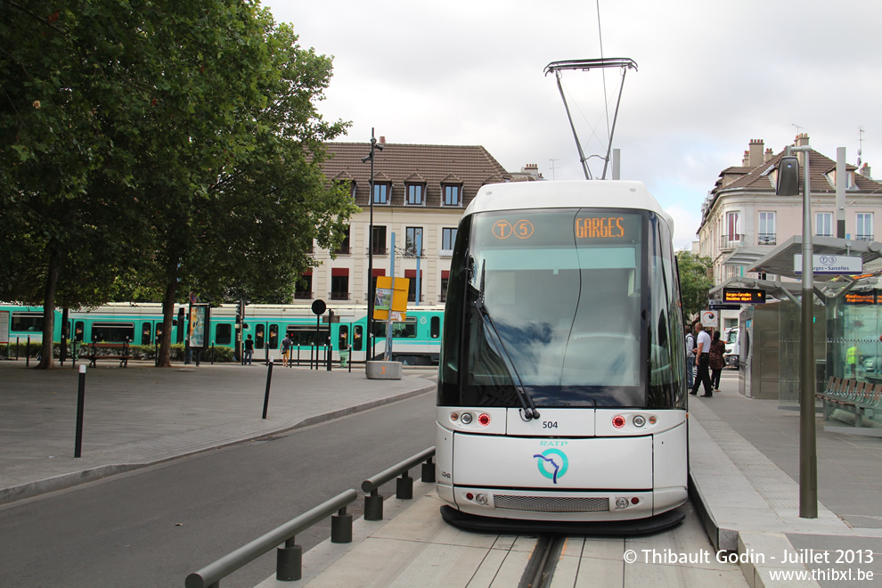 Rame Translohr STE3 504 - T5 de Paris