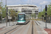 Translohr STE6 n°625 sur la ligne T6 (RATP) à Vélizy-Villacoublay