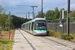 Translohr STE6 n°612 sur la ligne T6 (RATP) à Vélizy-Villacoublay