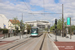 Translohr STE6 n°625 sur la ligne T6 (RATP) à Vélizy-Villacoublay