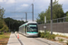 Translohr STE6 n°608 sur la ligne T6 (RATP) à Vélizy-Villacoublay