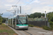 Translohr STE6 n°625 sur la ligne T6 (RATP) à Vélizy-Villacoublay