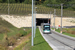 Translohr STE6 n°604 sur la ligne T6 (RATP) à Vélizy-Villacoublay