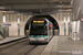 Translohr STE6 n°624 sur la ligne T6 (RATP) à Viroflay