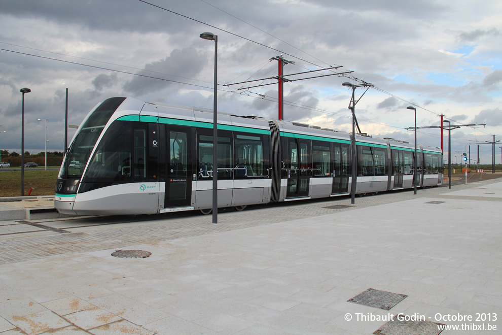 Rame Alstom Citadis 718 - T7 de Paris