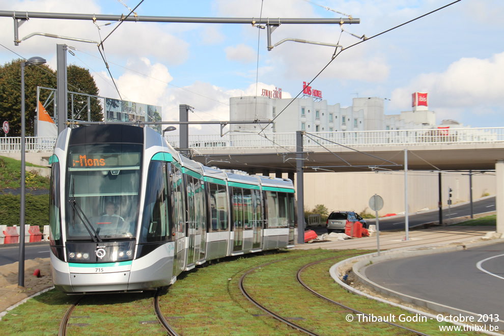 Rame Alstom Citadis 715 - T7 de Paris