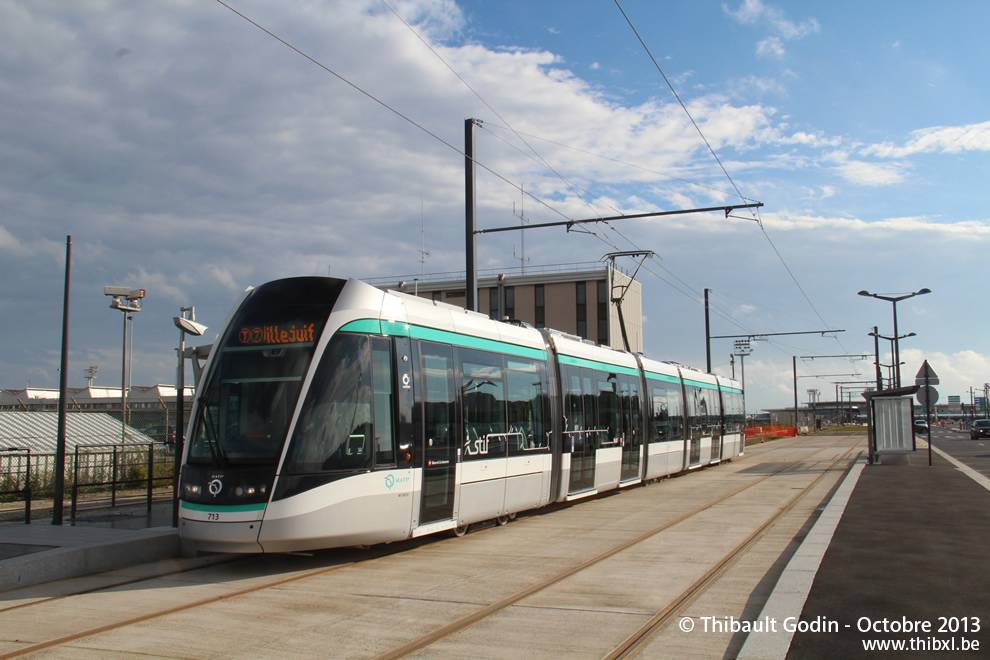 Rame Alstom Citadis 713 - T7 de Paris