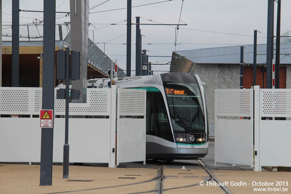 Rame Alstom Citadis 701 - T7 de Paris