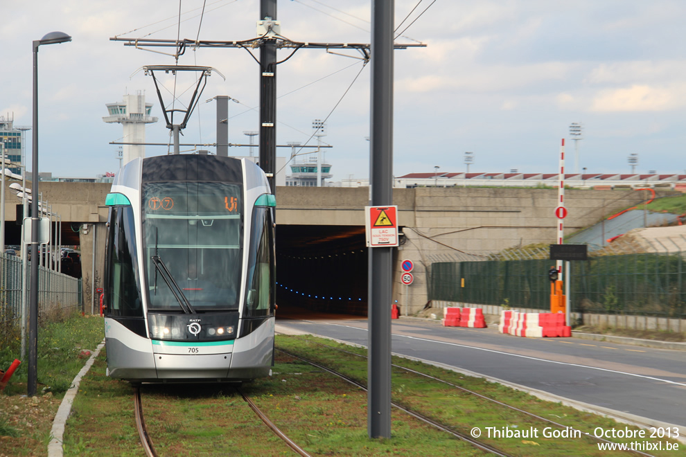 Rame Alstom Citadis 705 - T7 de Paris