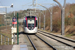 Alstom Citadis Dualis U 53600 TT311 (motrices n°53621/53622 - SNCF) sur la ligne T11 (Transilien) à La Courneuve