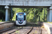 Alstom Citadis Dualis U 53800 TT502 (motrices n°53803/53804 - SNCF) sur la ligne T13 (Transilien) à L'Étang-la-Ville