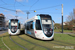 Alstom Citadis Dualis U 53700 TT411 (motrices n°53721/53722 - SNCF) et TT403 (motrices n°53705/53706 - SNCF) sur la ligne T4 (Transilien) à Montfermeil