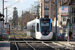 Alstom Citadis Dualis U 53700 TT411 (motrices n°53721/53722 - SNCF) sur la ligne T4 (Transilien) à Montfermeil