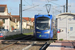 Alstom Citadis Dualis U 53700 TT411 (motrices n°53721/53722 - SNCF) sur la ligne T4 (Transilien) à Montfermeil