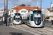 Alstom Citadis Dualis U 53700 TT411 (motrices n°53721/53722 - SNCF) et TT402 (motrices n°53703/53704 - SNCF) sur la ligne T4 (Transilien) à Montfermeil