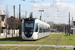 Alstom Citadis Dualis U 53700 TT403 (motrices n°53705/53706 - SNCF) sur la ligne T4 (Transilien) à Montfermeil